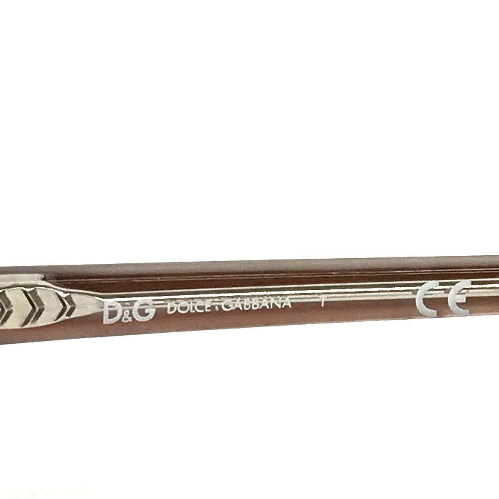 Dolce & Gabbana Eyeglasses Frames DG1226 1981 Brown Clear Rectangle 50-16-135